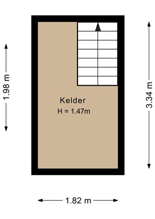 Floorplan - Verlengde Oostsingel 51, 3751 VN Bunschoten-Spakenburg
